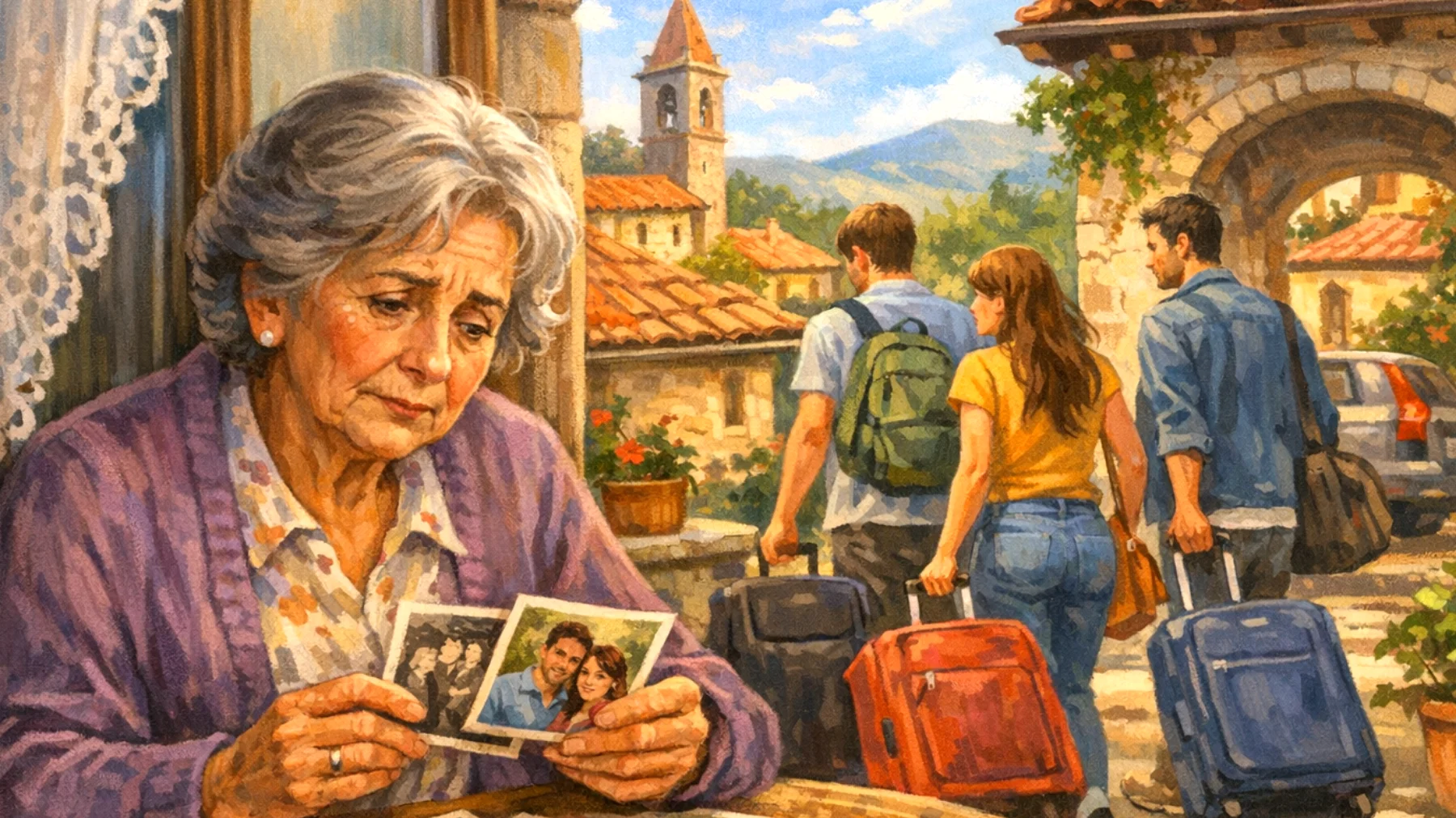 Nonna preoccupata di perdere il legame affettivo con i nipoti giovani adulti che si stanno allontanando per costruire la propria vita indipendente"