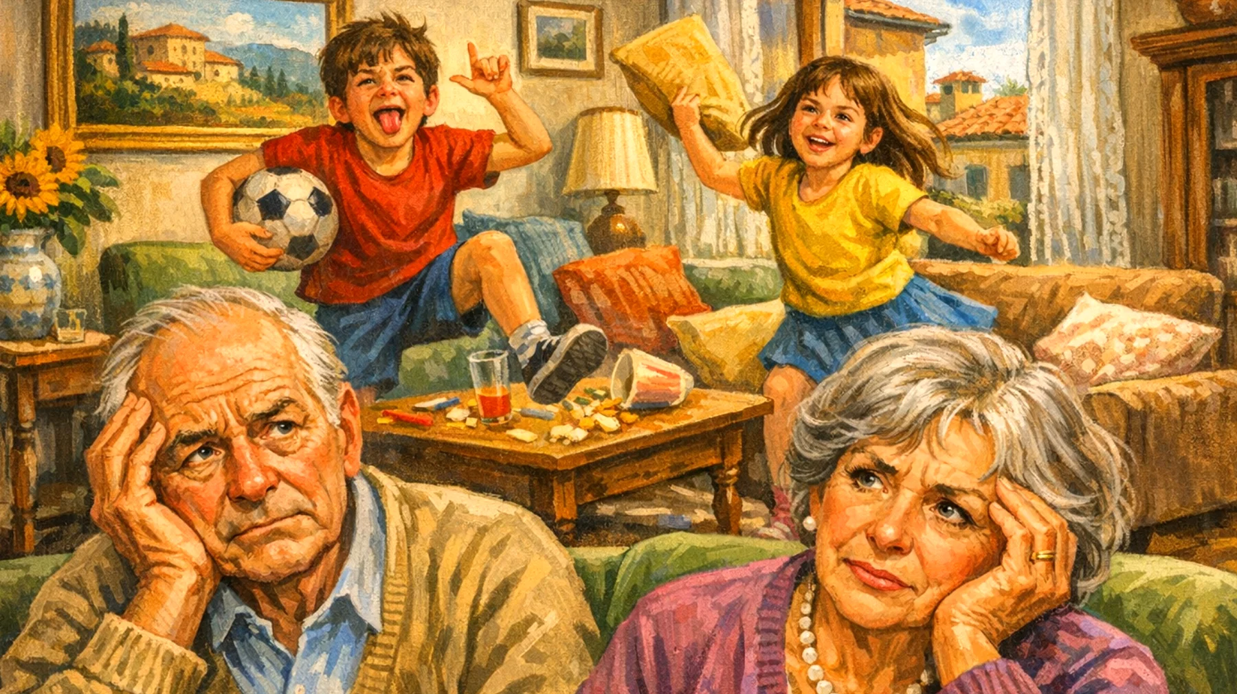 I nonni faticano a gestire i comportamenti impulsivi e oppositivi dei nipoti bambini, che non ascoltano le regole, rispondono male e manifestano atteggiamenti di sfida durante il tempo trascorso insieme"